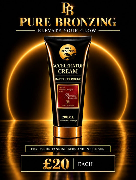 TANNING ACCELERATOR CREAM inspired by baccarat rouge