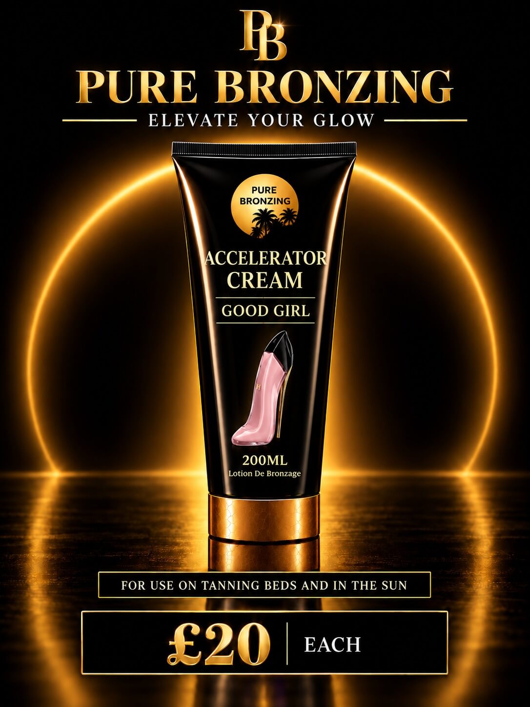TANNING ACCELERATOR CREAM inspired by good girl