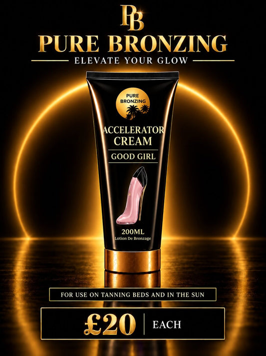 TANNING ACCELERATOR CREAM inspired by good girl