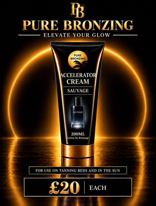 TANNING ACCELERATOR CREAM inspired by sauvage