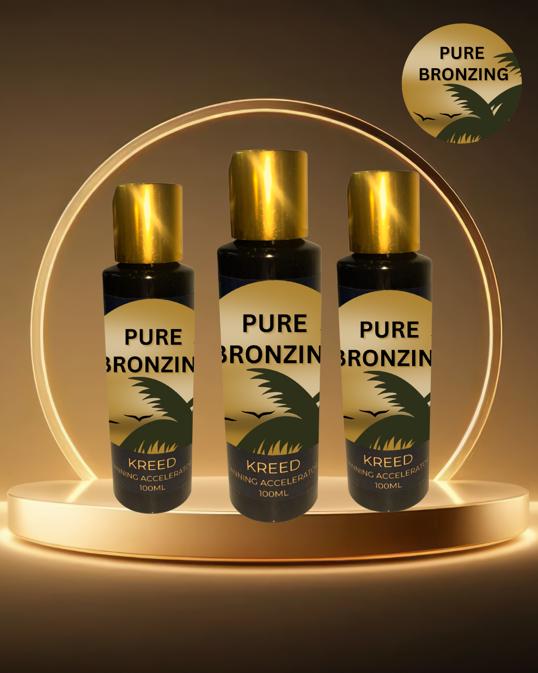 SIGNATURE Small  Extreme Tanning Accelerator Cream inspired by creed 100ml perfect for your hand luggage