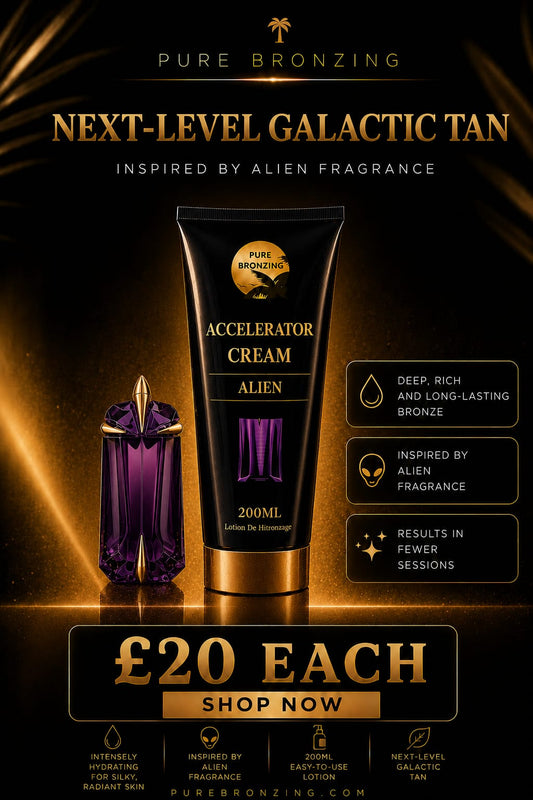 INSPIRED BY ALIEN tanning accelerator cream
