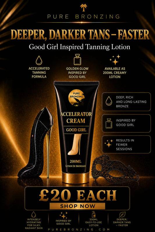 INSPIRED BY GOOD GIRL tanning accelerator cream