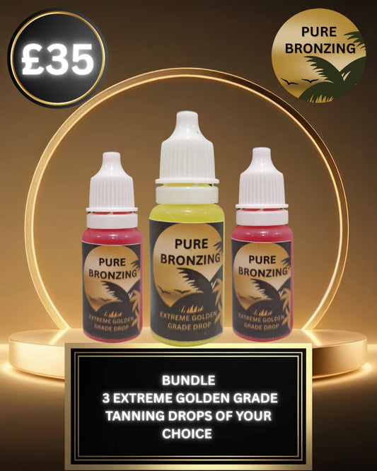SIGNATURE BUNDLE extreme golden grade drops x3 of your choice in our signature flavours